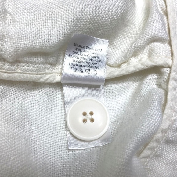 Coldwater Creek  Ivory 100% Linen Jacket - Picture 6 of 8